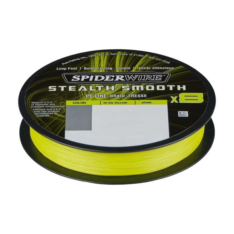 Spiderwire Stealth Smooth Braid 8 Hi-Vis Yellow â Image 3