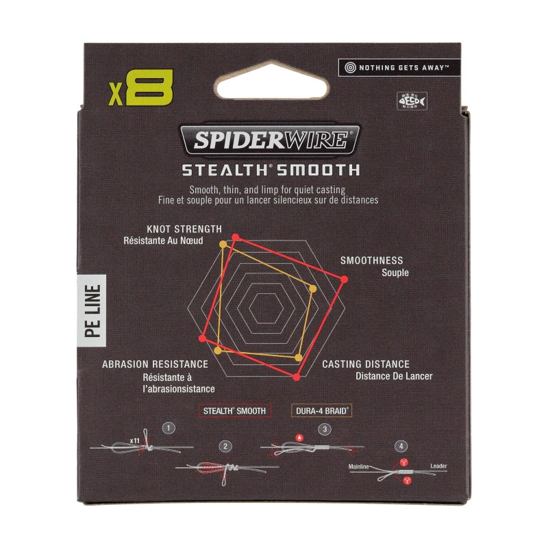 Spiderwire Stealth Smooth Braid 8 Translucent 150m â Image 2