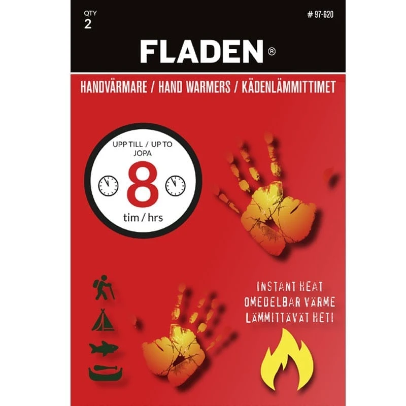 Fladen Handvärmare 5,5cm X 9,2cm (2-pack)