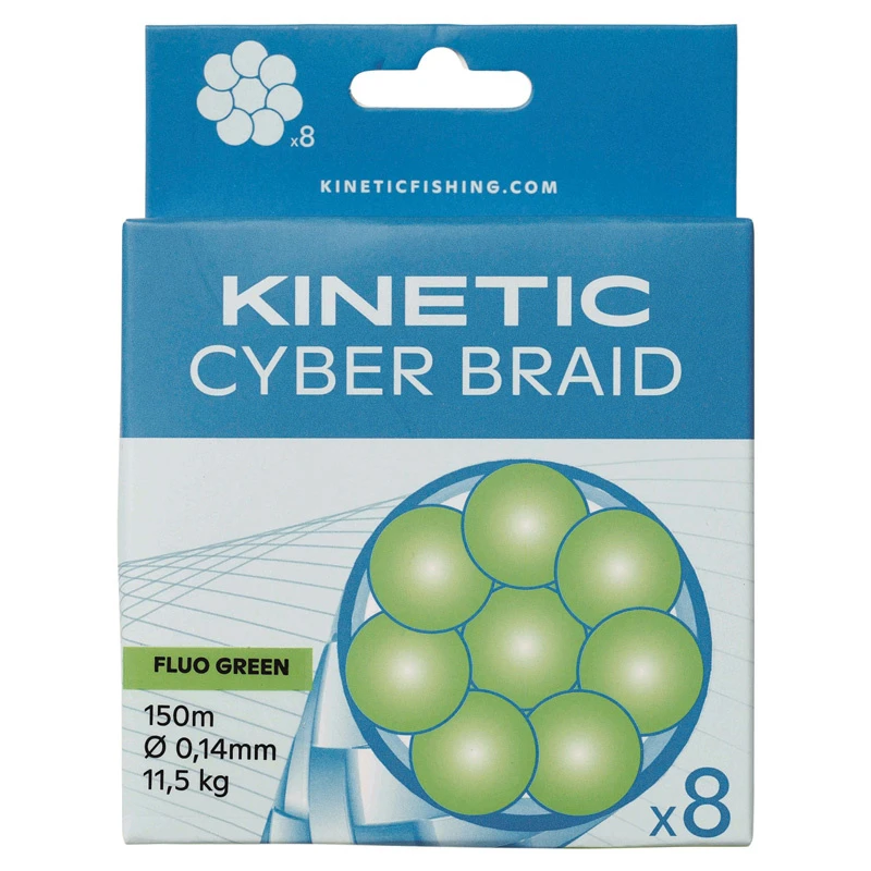 Kinetic 8 Braid 150m Fluo Green â Image 2