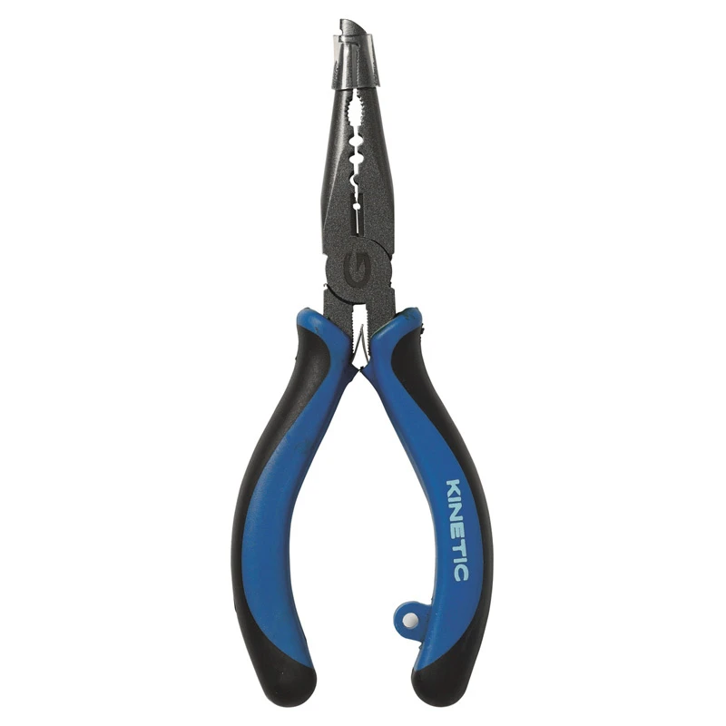 Kinetic CS Heavy Duty Splitring Plier 6,5'' Curved Nose Blue/Black – Image 2